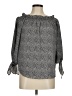 MICHAEL Michael Kors Gray 3/4 Sleeve Blouse Size M - photo 1