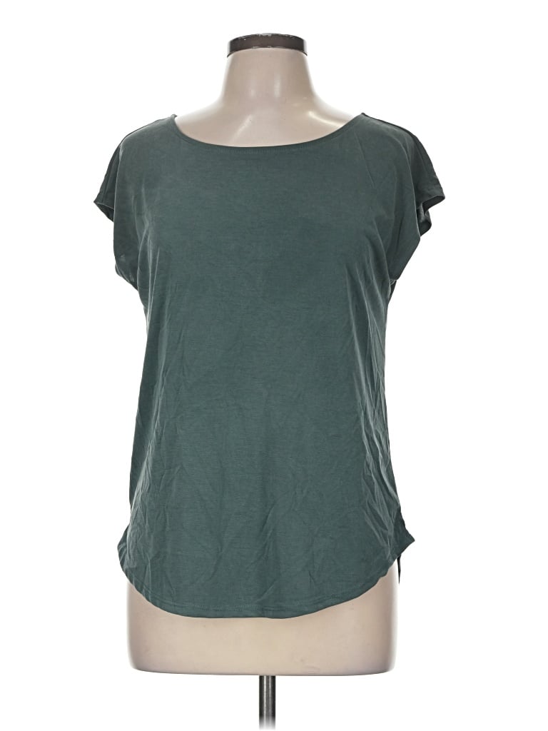 Pre-owned Green Envelope Short Sleeve T-shirt In Green