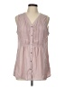Doe & Rae 100% Polyester Pink Sleeveless Blouse Size L - photo 1
