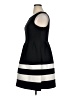 Apt. 9 Stripes Black Cocktail Dress Size XL - photo 6