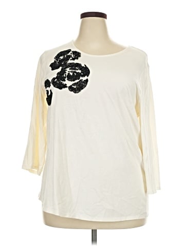 Chico's 3/4 Sleeve Top (view 1)