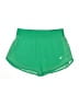 Asics Solid Green Athletic Shorts Size M - photo 1