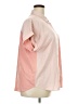 Unbranded Color Block Pink Short Sleeve Blouse Size 2X - photo 4