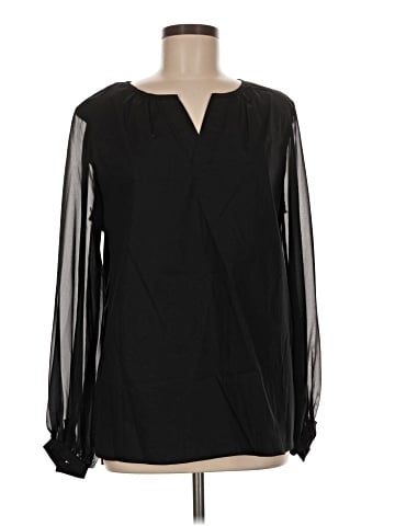 H By Halston Long Sleeve Blouse (view 1)