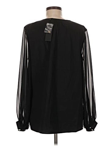H By Halston Long Sleeve Blouse (view 2)