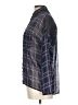 Atmosphere Plaid Blue Long Sleeve Button-Down Shirt Size 12 - photo 5