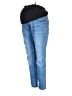 Isabel Maternity Solid Blue Jeans Size 10 Maternity - photo 1