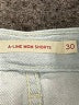 Levi's 100% Cotton Solid Green Shorts Size 30 waist - photo 3