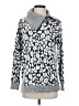 Tribal Animal Print Silver Pullover Sweater Size S - photo 1