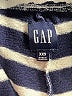 Gap 100% Cotton Stripes Blue Shorts Size XXS - photo 3