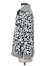 Tribal Animal Print Silver Pullover Sweater Size S - photo 5