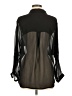 7 For All Mankind 100% Polyester Black Long Sleeve Blouse Size M - photo 2