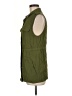 1.State 100% Rayon Green Sleeveless Button-Down Shirt Size M - photo 5