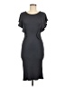 Leith Solid Gray Cocktail Dress Size M - photo 1