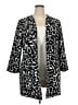 Kasper Print Black Coat Size 18 - photo 1