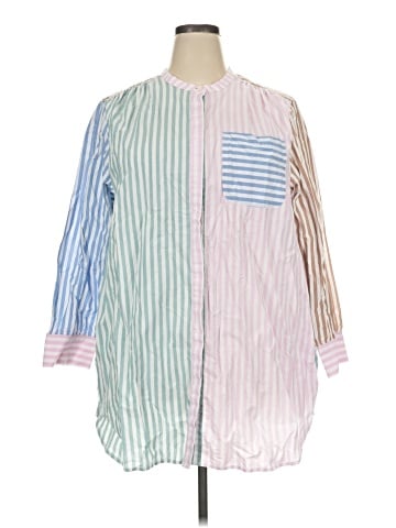 Lands' End Long Sleeve Button-Down Shirt (view 1)