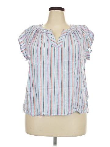 St. John's Bay Short Sleeve Blouse (view 1)