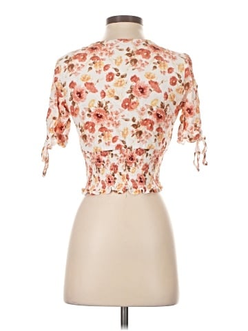 Abercrombie & Fitch Short Sleeve Blouse (view 2)