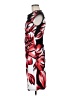 Connected Apparel Graphic Red Cocktail Dress Size 6 - photo 5