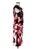 Connected Apparel Graphic Red Cocktail Dress Size 6 - photo 4