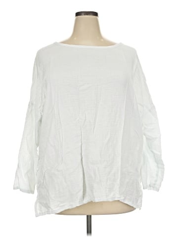 Coldwater Creek 3/4 Sleeve Blouse (view 1)
