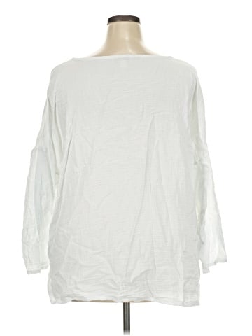 Coldwater Creek 3/4 Sleeve Blouse (view 2)