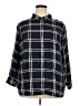 Talbots Plaid Blue 3/4 Sleeve Blouse Size 2X Petite - photo 1