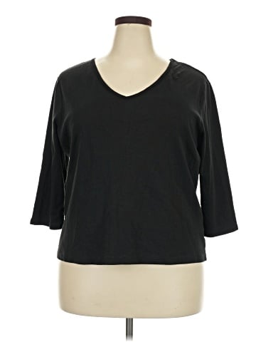 Liz Claiborne 3/4 Sleeve T-Shirt (view 1)