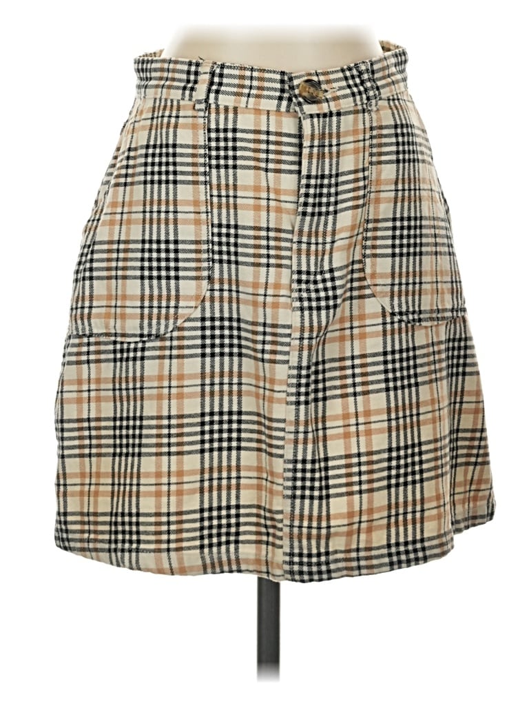 Pre-owned Monki Casual Skirt In Tan