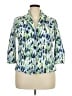 DressBarn 100% Polyester Blue Blazer Size 18 - photo 1