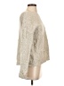 Topshop Metallic Tan Pullover Sweater Size 4 - photo 4