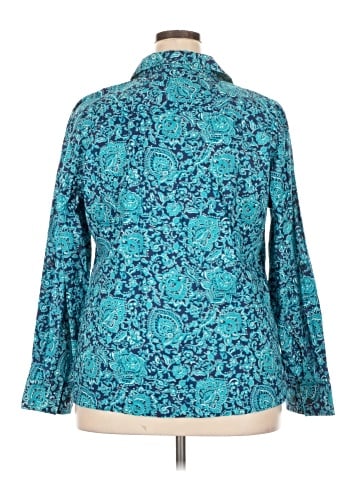 Jones New York Signature Long Sleeve Button-Down Shirt (view 2)