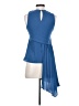 Halston 100% Polyester Blue Sleeveless Blouse Size 0 - photo 2