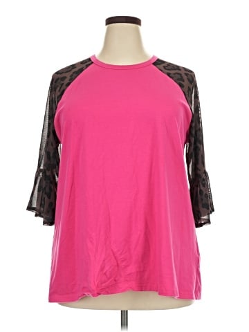 Southern Stitch 3/4 Sleeve Top (view 1)