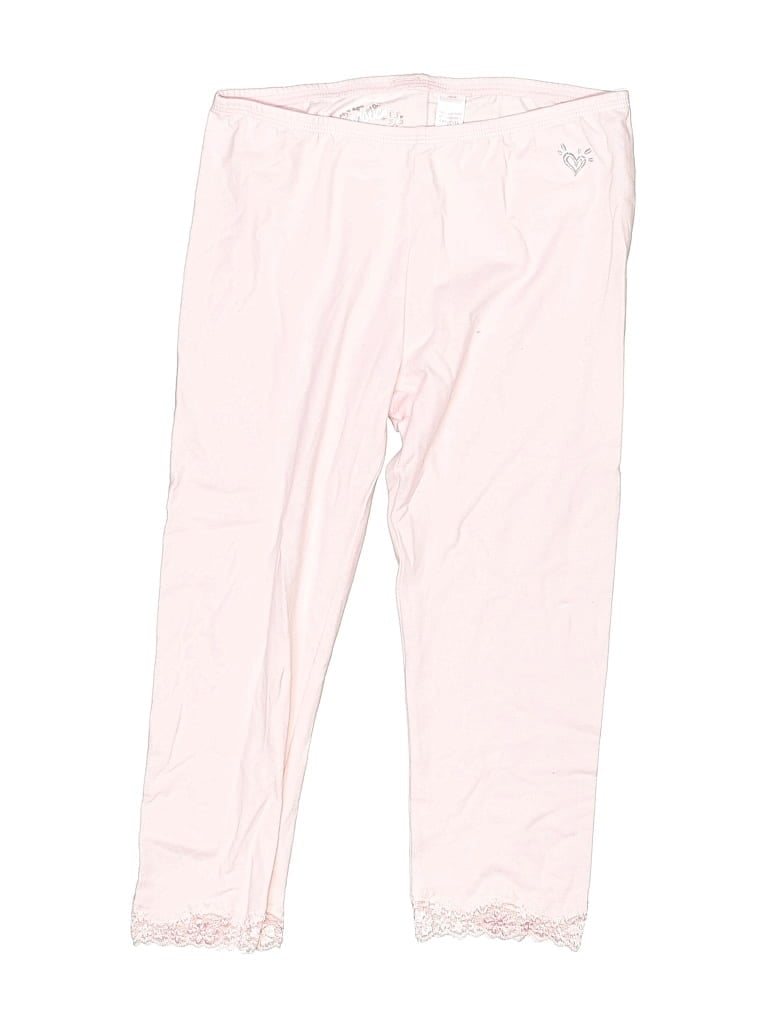 Pre-owned Justice Kids' Active Pants In Pink