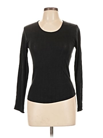 Terramar Sports Long Sleeve Silk Top (view 1)