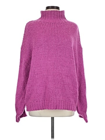 Line & Dot Turtleneck Sweater (view 1)