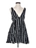 Reset Print Black Casual Dress Size S - photo 1