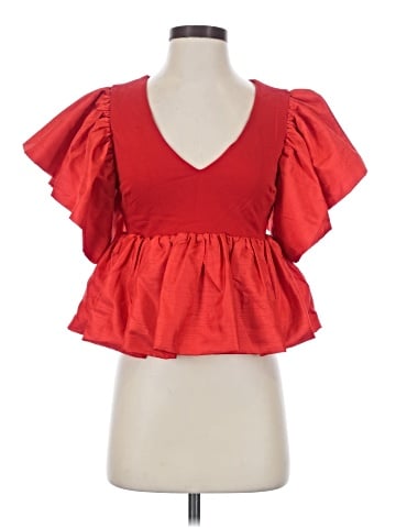 Sunday in Brooklyn Short Sleeve Top (view 1)