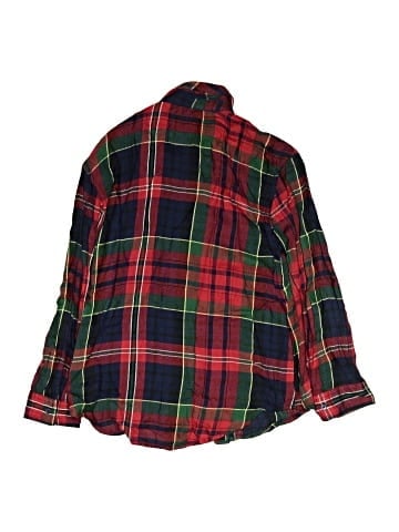 Justice Long Sleeve Button-Down Shirt (view 2)