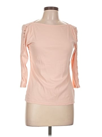 Lauren by Ralph Lauren 3/4 Sleeve T-Shirt (view 1)