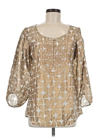 John Robshaw for Lucky 3/4 Sleeve Blouse (view 1)
