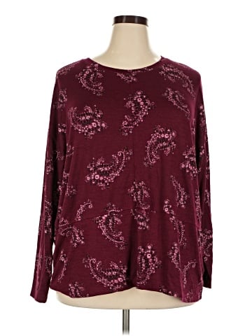 Liz Claiborne Long Sleeve T-Shirt (view 1)