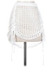 Unbranded 100% Polyester White Casual Skirt Size S - photo 1