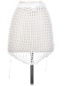 Unbranded 100% Polyester White Casual Skirt Size S - photo 2