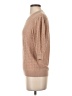 Elie Tahari Chevron-herringbone Tan Pullover Sweater Size S - photo 5