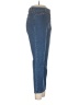 L.L.Bean Chevron-herringbone Blue Jeans Size 8 - photo 4