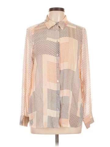 Rose + Olive Long Sleeve Blouse (view 1)