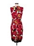 Cache Print Red Cocktail Dress Size 10 - photo 2