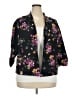 Torrid Floral Black Blazer Size 3X Plus (3) - photo 1